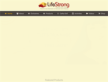 Tablet Screenshot of lifestrong.com.ph